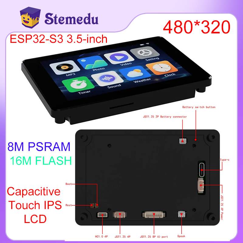 Home Automation Arduino - Mini ESP32-S3 3.5inch Capacitive Touch IPS