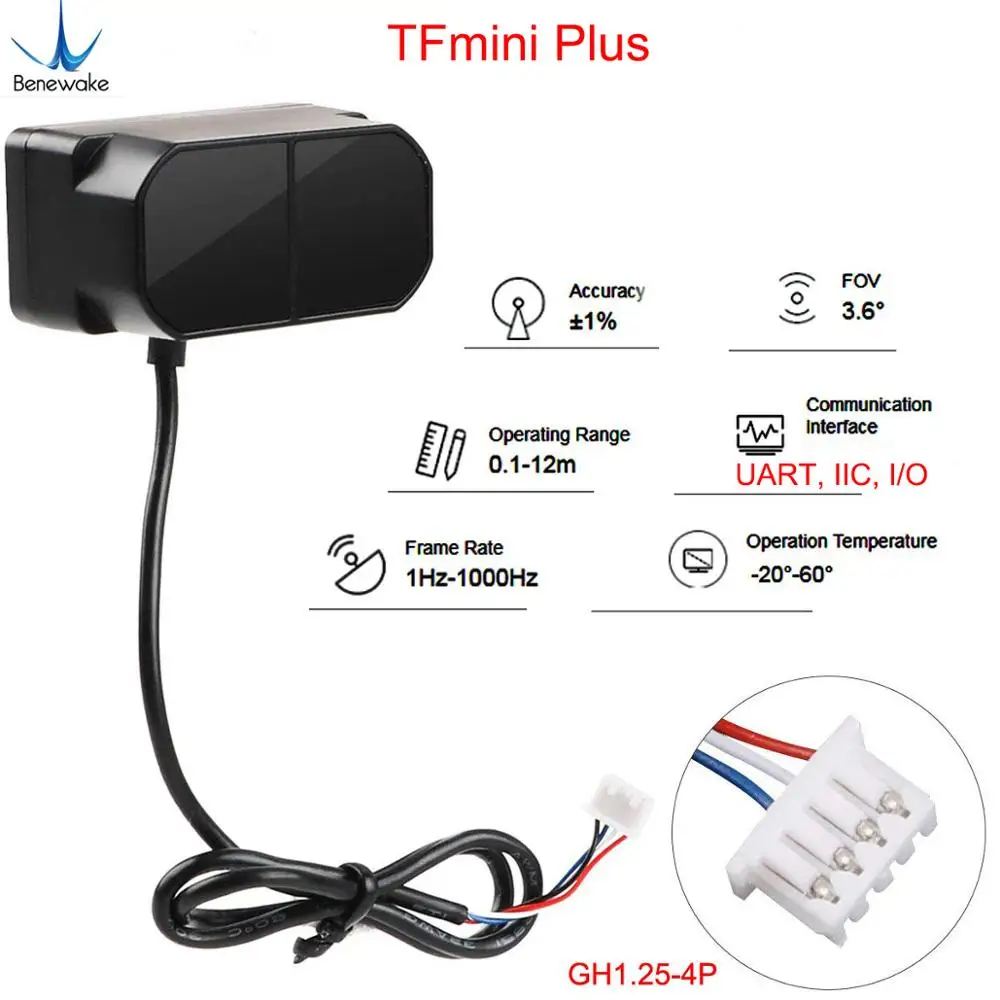 2PCS TFmini Plus Lidar Range F - Home Automation Arduino recension och pris