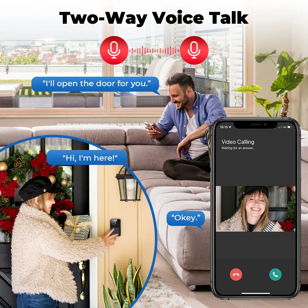 2026 WiFi Video Doorbell 1080P - Smart Doorbell Wired recension och pris