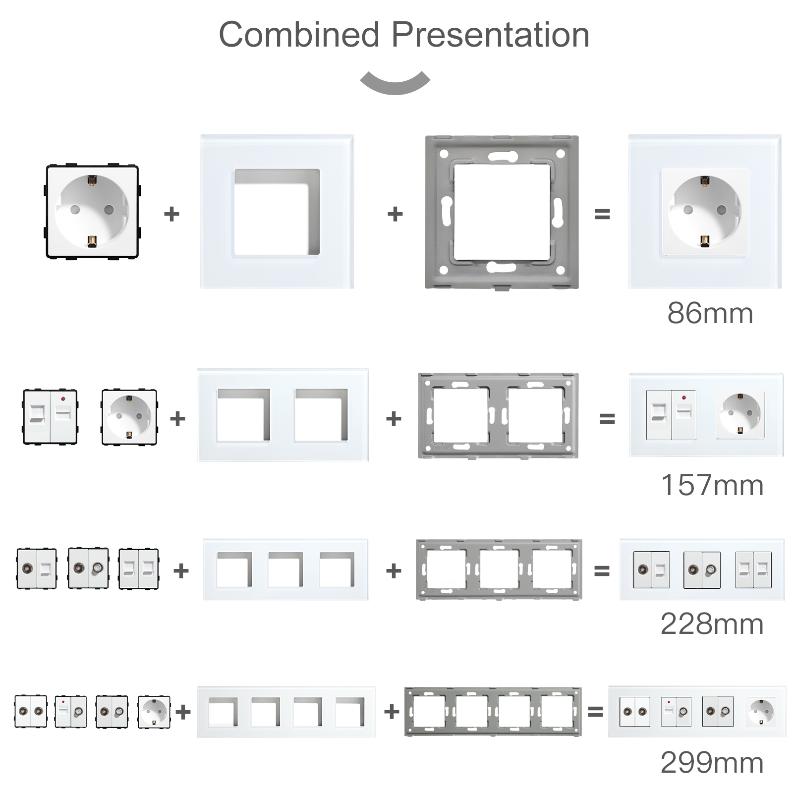 BSEED EU Standard Wall Socket  - Home Automation Panel Diy recension och pris