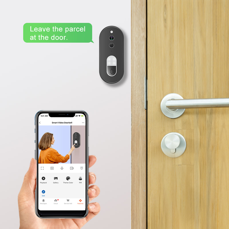 Tuya 1080P HD Wireless WiFi Vi - Smart Doorbell Wired recension och pris