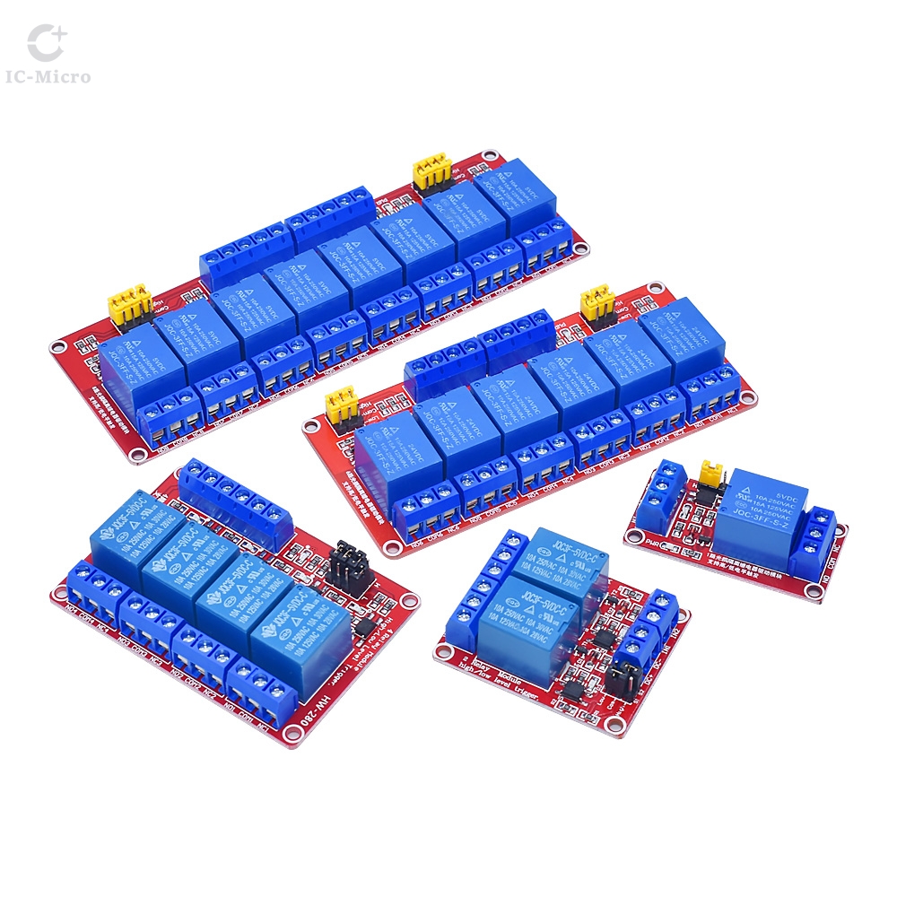1 2 6 4 8 Channel 5V 12V 24V R - Relay 8 Channel Board recension och pris