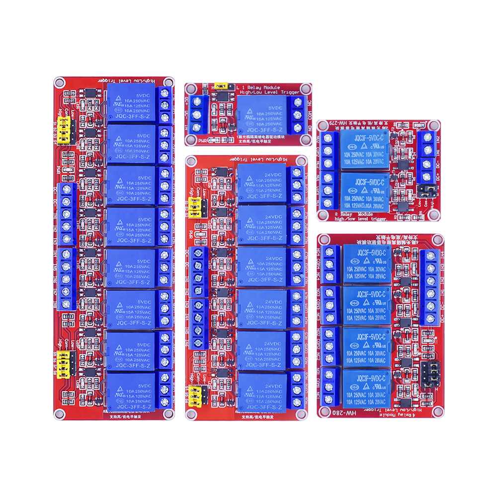 1 2 6 4 8 Channel 5V 12V 24V R - Relay 8 Channel Board recension och pris