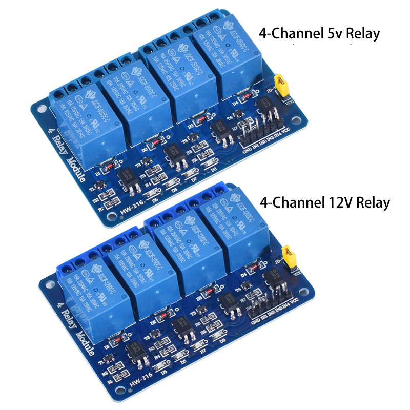 DC 5V 12V 24V 1 2 4 6 8 Channe - Relay 8 Channel Board recension och pris
