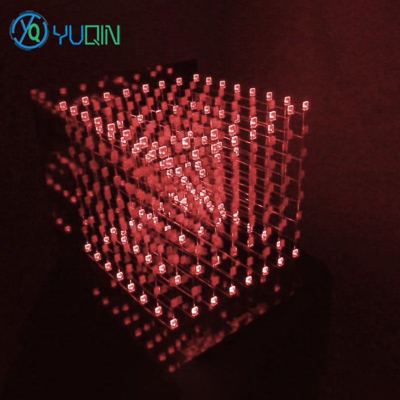 DIY 3D8 LED Cube Kit 8x8x8 wit - Rgb Led Matrix 8X8 recension och pris