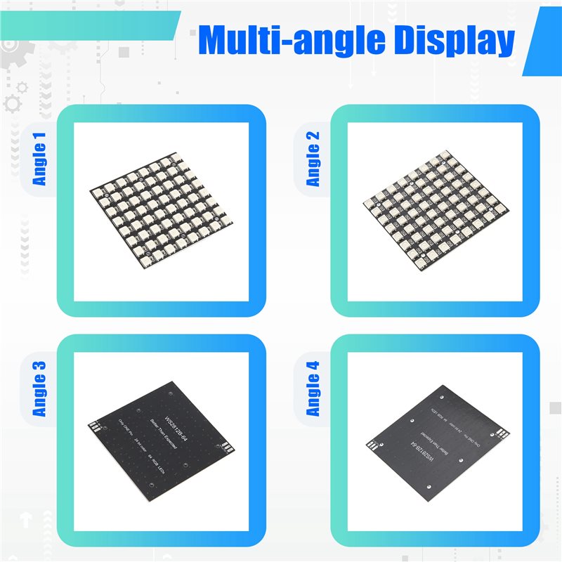 AT82-WS2812 LED 5050 RGB 8X8 L - Rgb Led Matrix 8X8 recension och pris