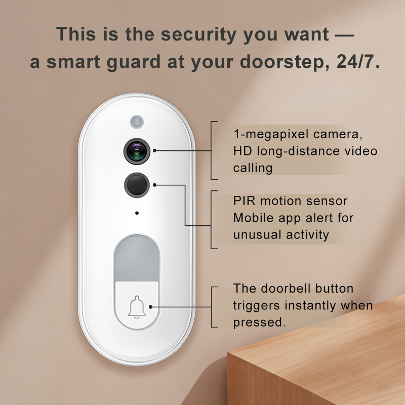Tuya Smart Video Doorbell Wire - Smart Doorbell Wired recension och pris