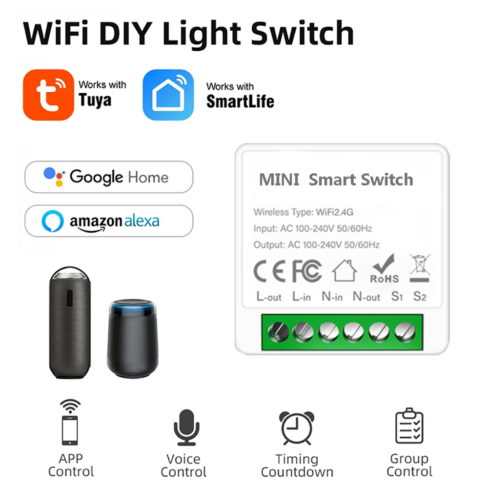 2 Way Control Tuya Mini 16A Wi - Home Automation Diy recension och pris