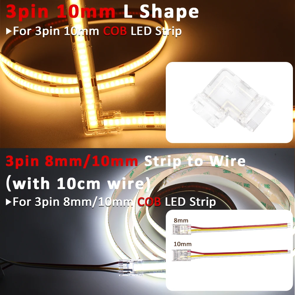 5PCS LED Strip Connector COB S - Rgb Led Matrix 8X8 recension och pris