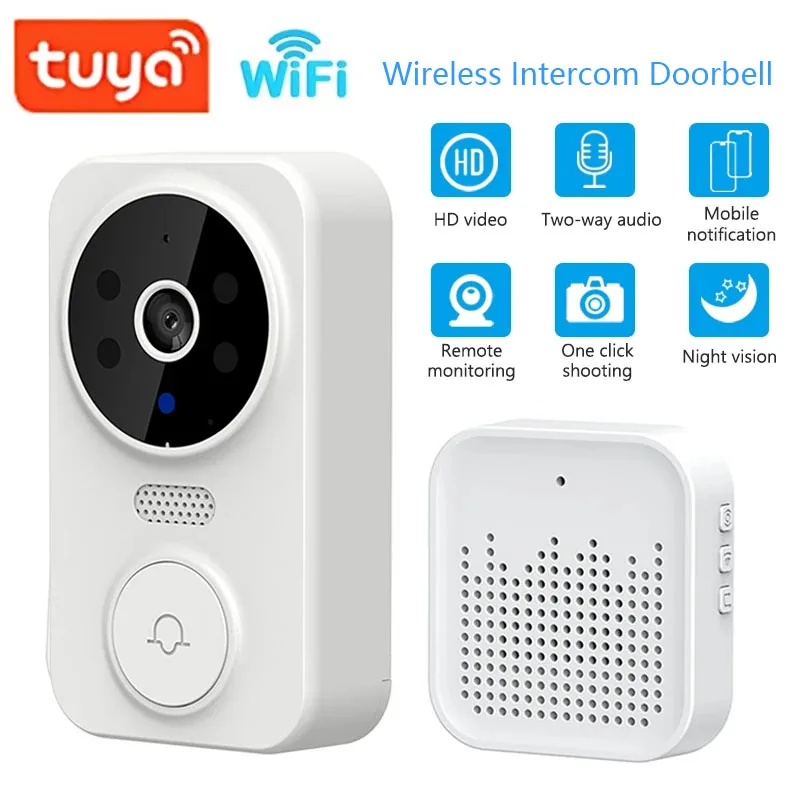 WiFi Wireless Visual Intercom  - Smart Doorbell Wired recension och pris