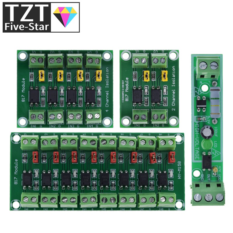 PC817 1 2 4 8 Channel Optocoup - Relay 8 Channel Board recension och pris