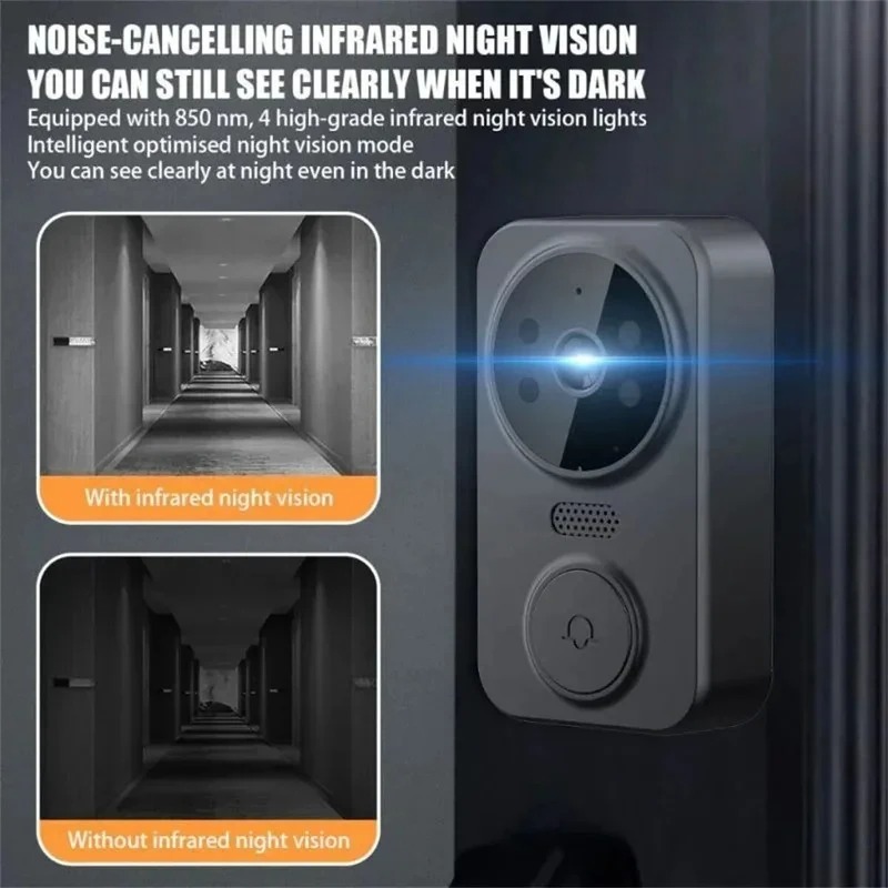 M8 Smart Visual Doorbell WiFi  - Smart Doorbell Wired recension och pris