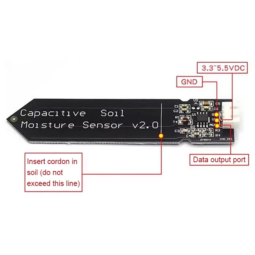 5/10PCS Capacitive Soil Moistu - Home Automation Arduino recension och pris