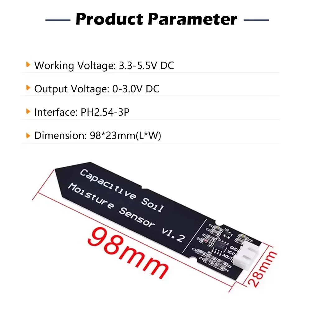 5/10PCS Capacitive Soil Moistu - Home Automation Arduino recension och pris