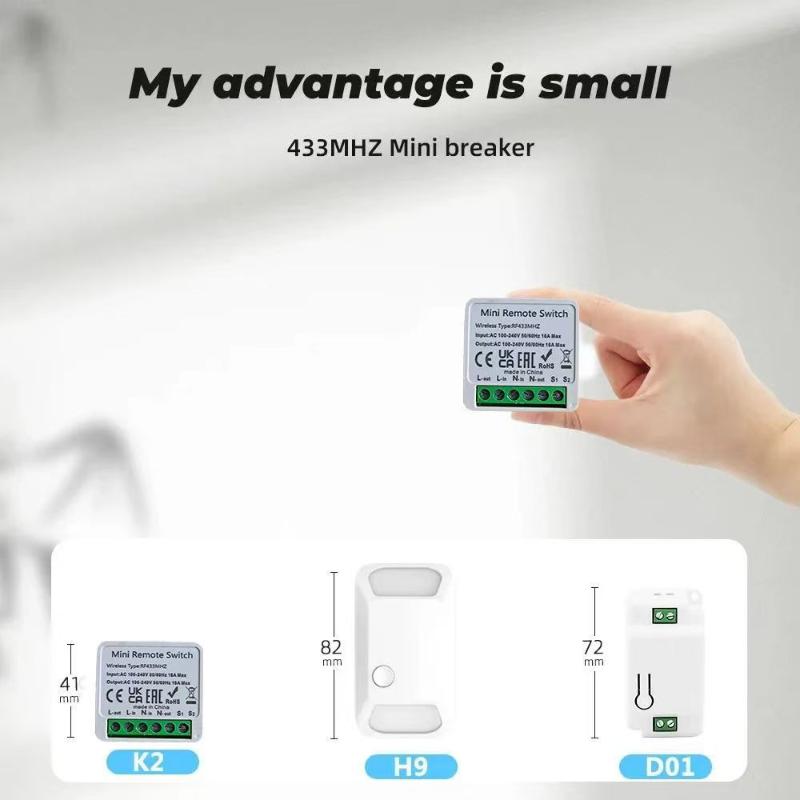 RF 433 MHz Smart Switch Mini D - Diy Home Automation Controller recension och pris