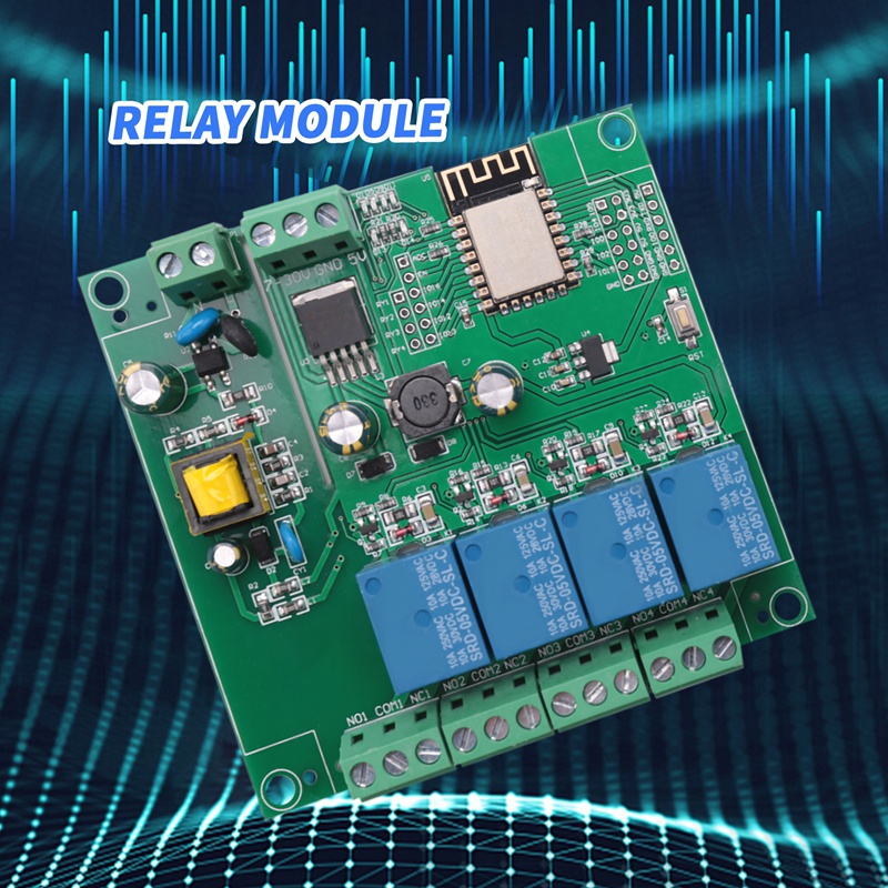ESP8266 Wireless WIFI 4 Channe - Relay 8 Channel Board recension och pris