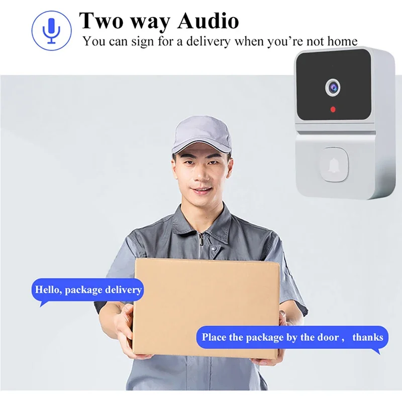 Wireless Smart Visual Doorbell - Smart Doorbell Wired recension och pris