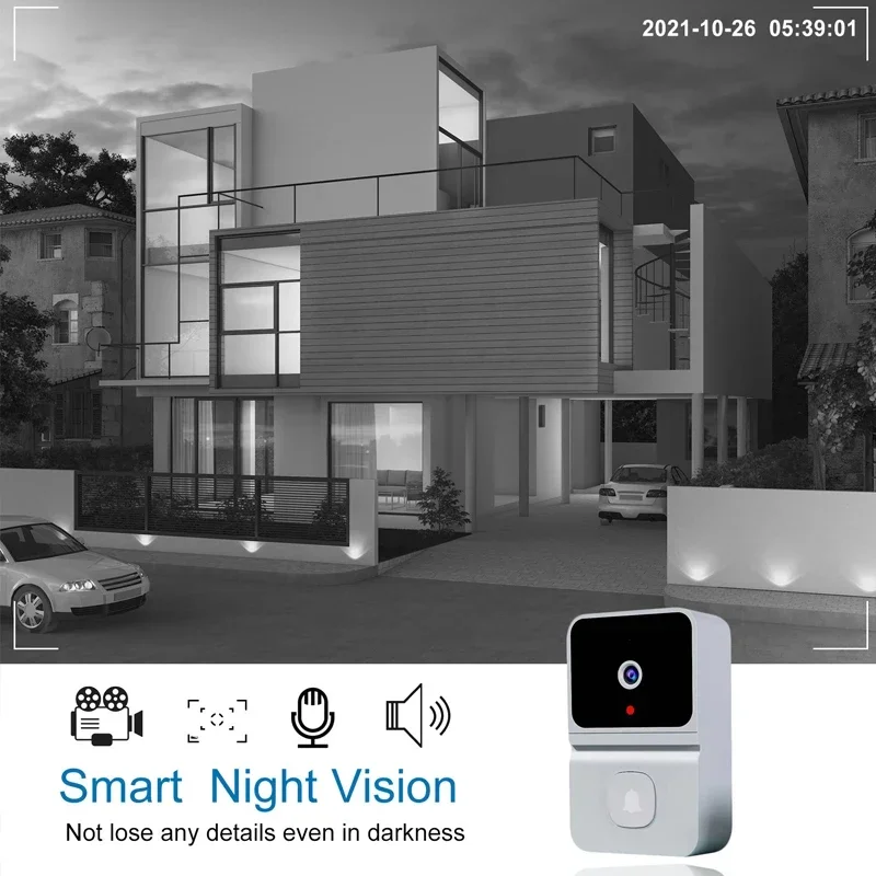 Wireless Smart Visual Doorbell - Smart Doorbell Wired recension och pris