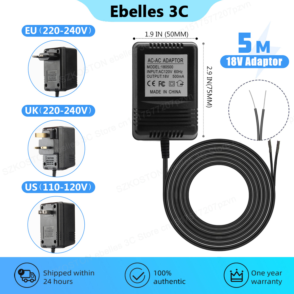 18V AC Transformer Charger for - Smart Doorbell Wired recension och pris